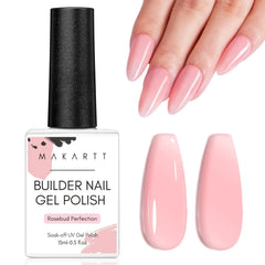 Makartt Builder-esmalte de uñas en Gel, 15ML, 7 en 1, multifuncional para construcción Apex, coloración, capa Base de goma, fortalecedor, diamantes de imitación