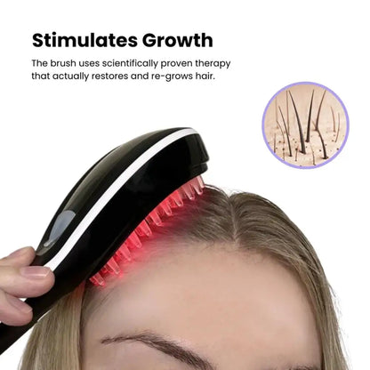 Electric Massage Comb Anti-Hair Loss Meridian Scalp Stress Innovative Care Massage Restoring Hair Hair Comb Device Brush Re E8P0