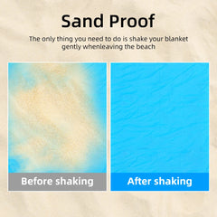 Waterproof Beach Mat Extra Large Outdoor Camping Mat Blanket Folding Sand Free Pocket Mattress Portable Lightweight Picnic Mat