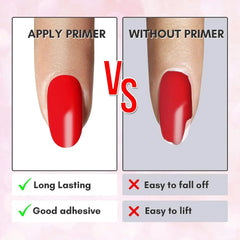 2Pcs Acid Free Natural Nail Prep Dehydrate & Bond Primer Makartt 15ml Gel Nail Polish Nail Dehydrator and Primer Supplies