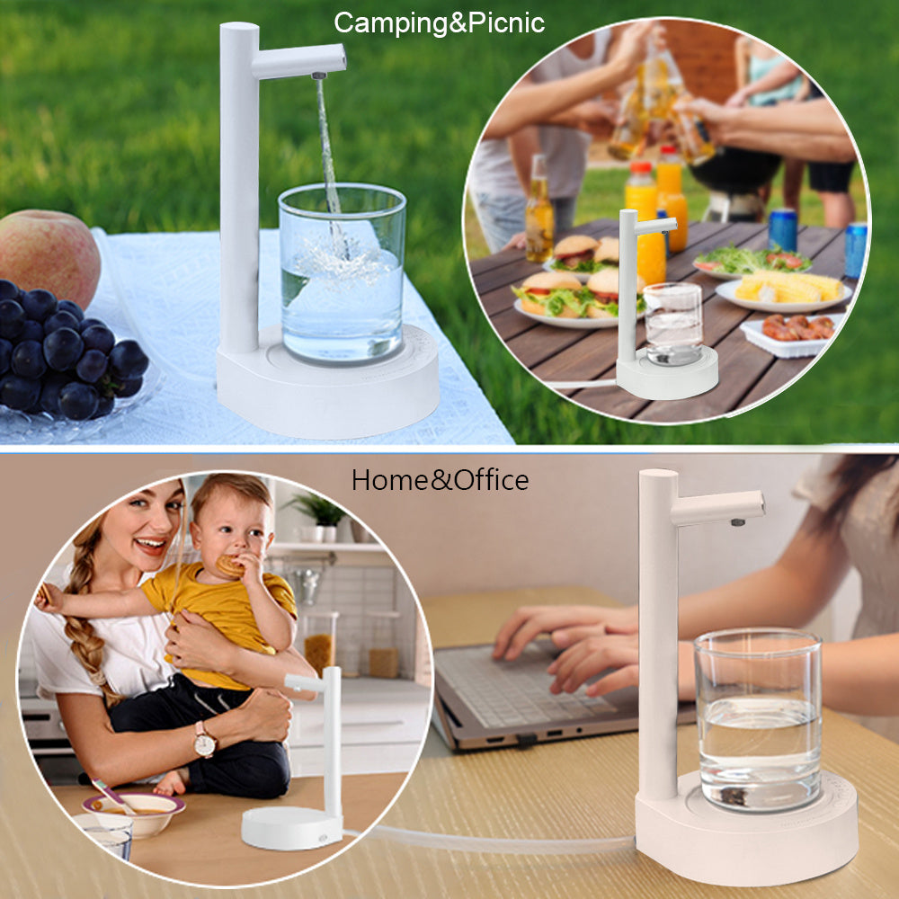 Electric Water Bottle Dispenser: Rechargeable &amp; Convenient