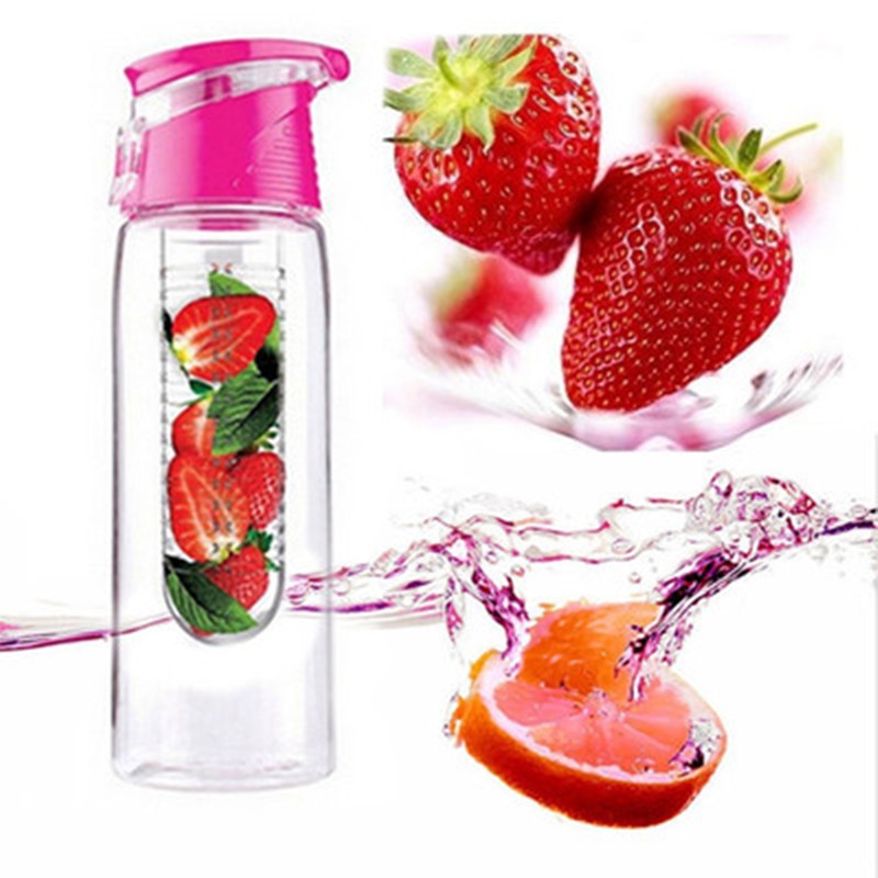 Fruit infused water bottle