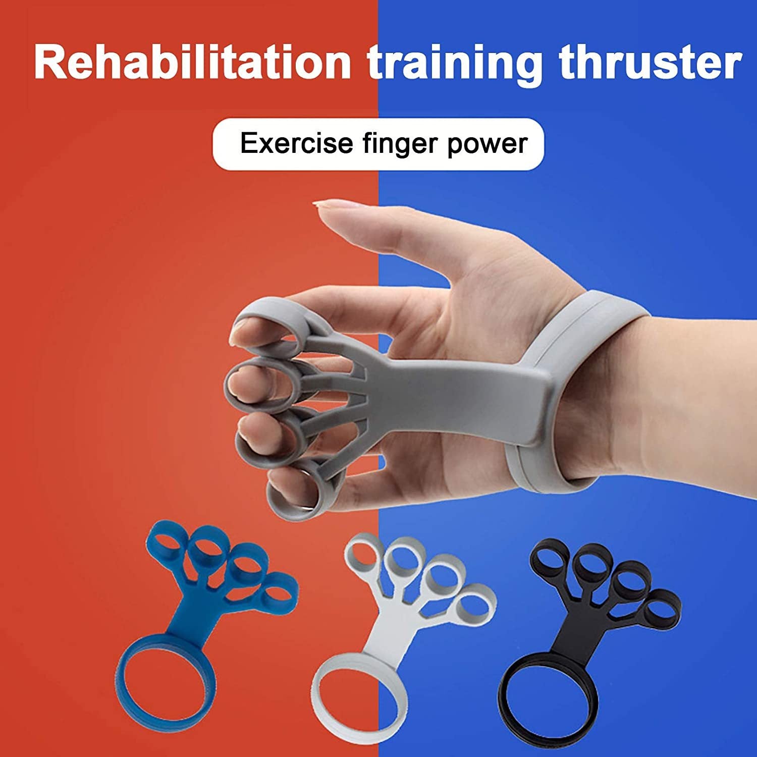 Silicone Finger Exercise Grip Trainer