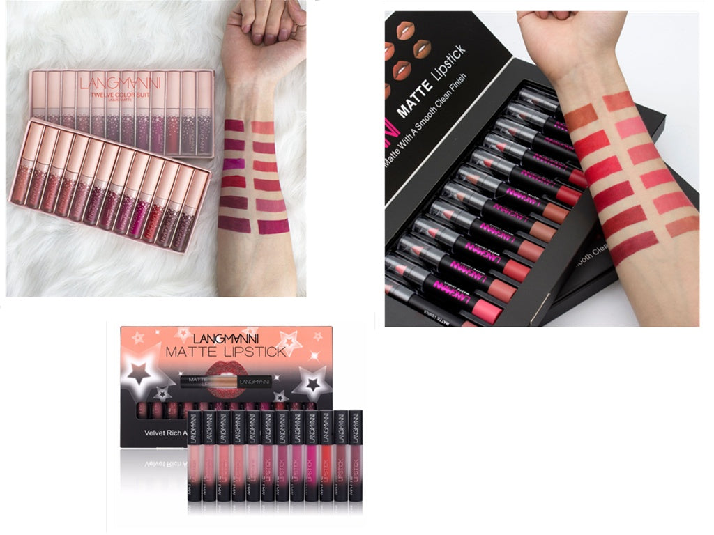 Samtmattes Lippenstiftset