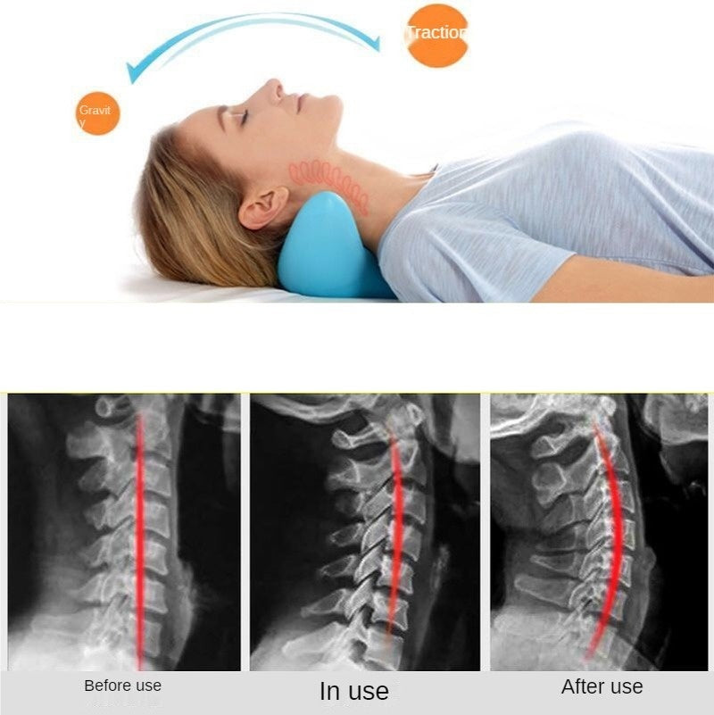 Almohada y corrector de masaje de cuello