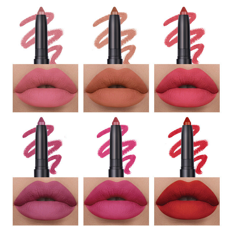 Langmanni Matte Lipstick Set - 6er-Set Lipgloss-Stifte