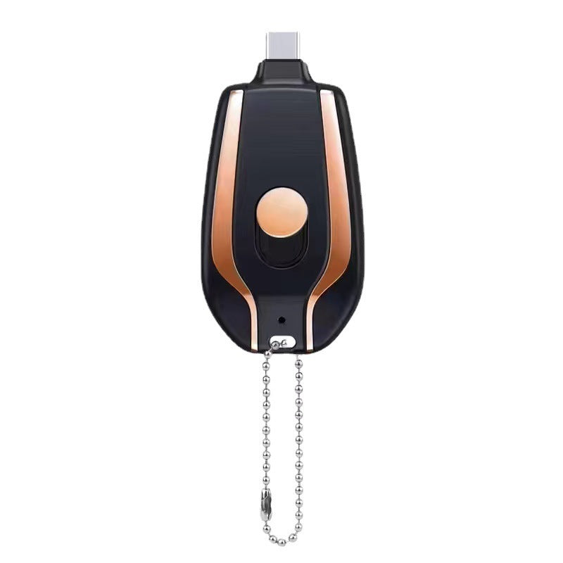 1500mAh Mini Emergency Keychain Charger With Type-C