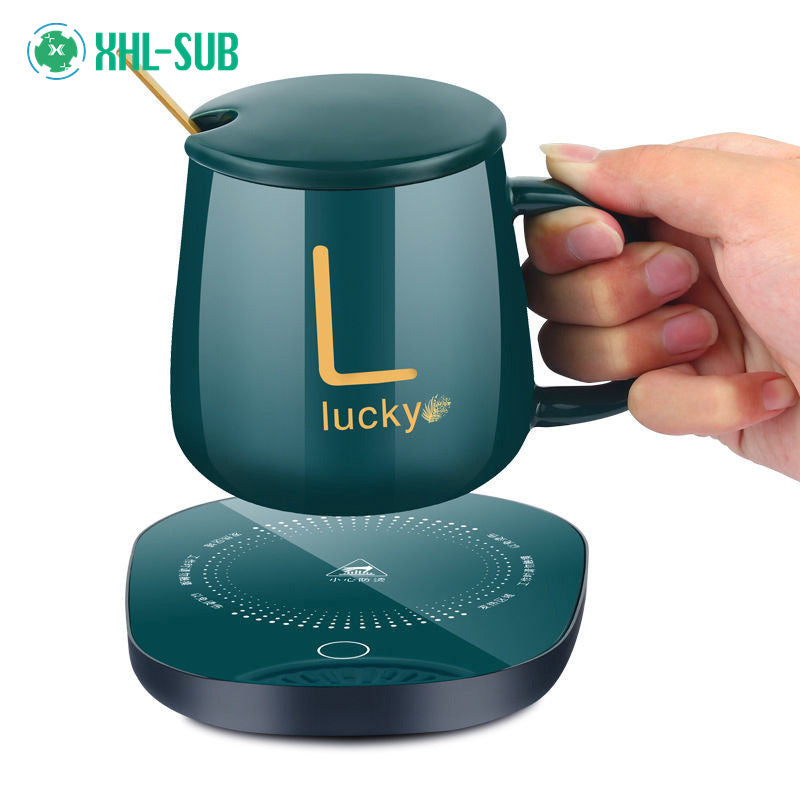 Smart Temperature Control Coffee Mug Gift Set: Keeps Coffee Warm All Day (55°C),Never Drink Cold Coffee Again!