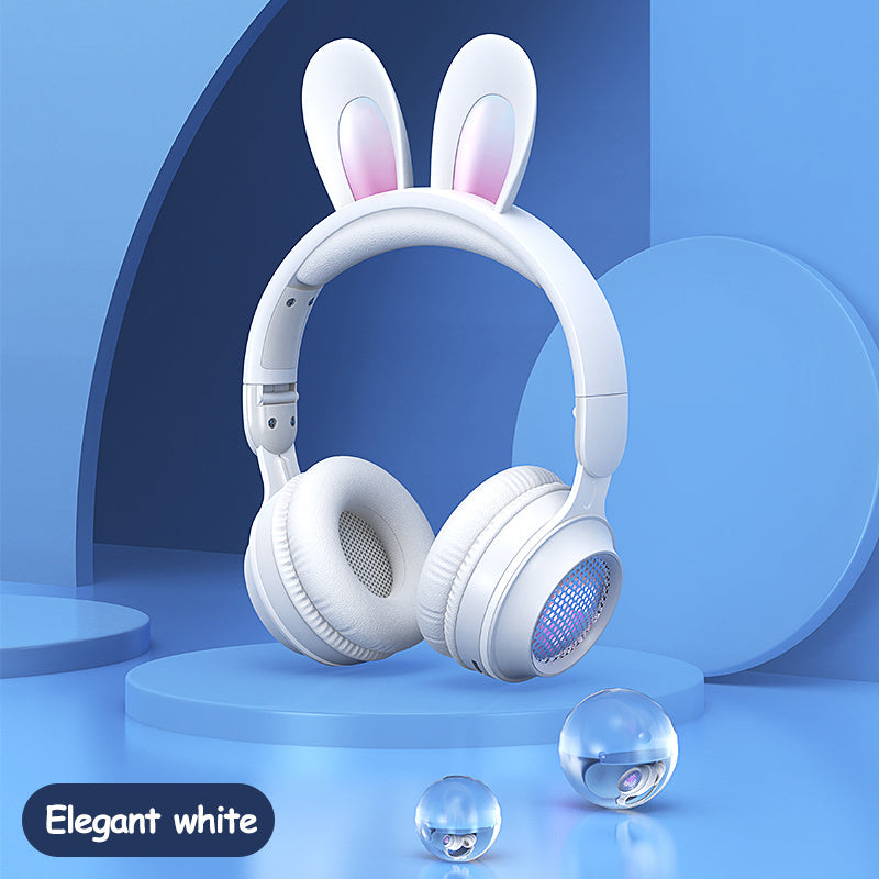 Auriculares inalámbricos con orejas de conejo con Bluetooth 5.0