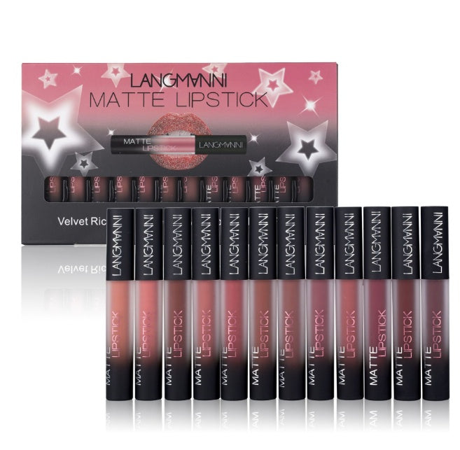 Samtmattes Lippenstiftset