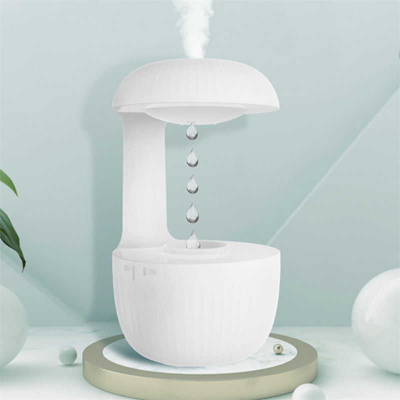 Humidificador de aire con gotas de agua levitantes