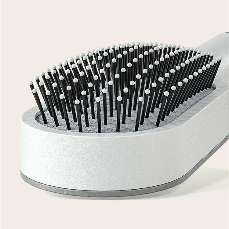 One-Click Clean Hair Brush Anti-Static & Gentle on Scalp - Massage Comb for Healthy Hair Growth