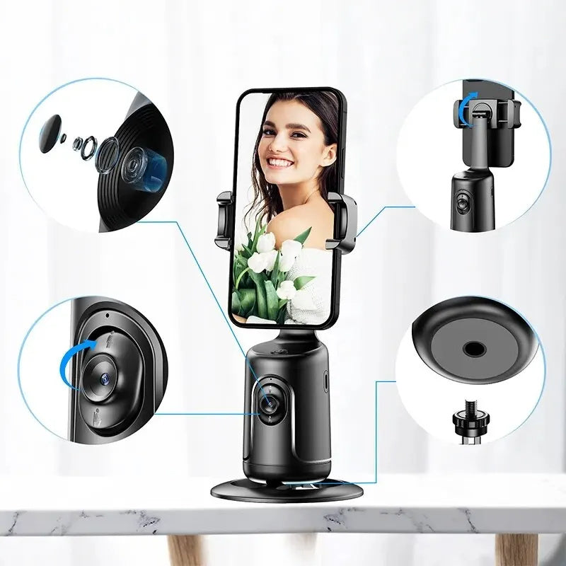 Auto Face Tracking Gimbal,Smartphone Video Stabilizer for Vlog, Live Stream & More