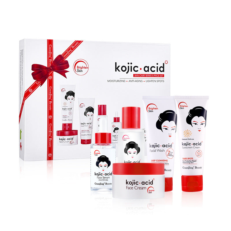 Kojic Acid Toner & Lotion Set for Brighter, Even Skin Tone,Natural Skin Brightening