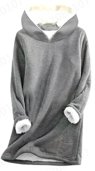 Long Sleeve Casual Thickening Fleece Sweatshirt,blanket hoodie