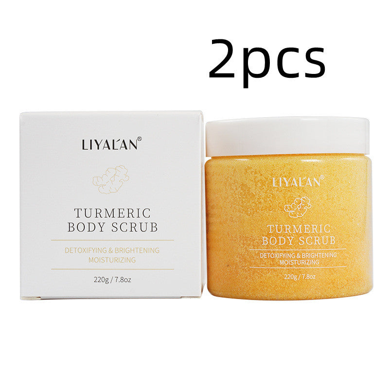 Exfoliante facial de cúrcuma natural 220 g - Exfoliación suave para una piel suave y radiante