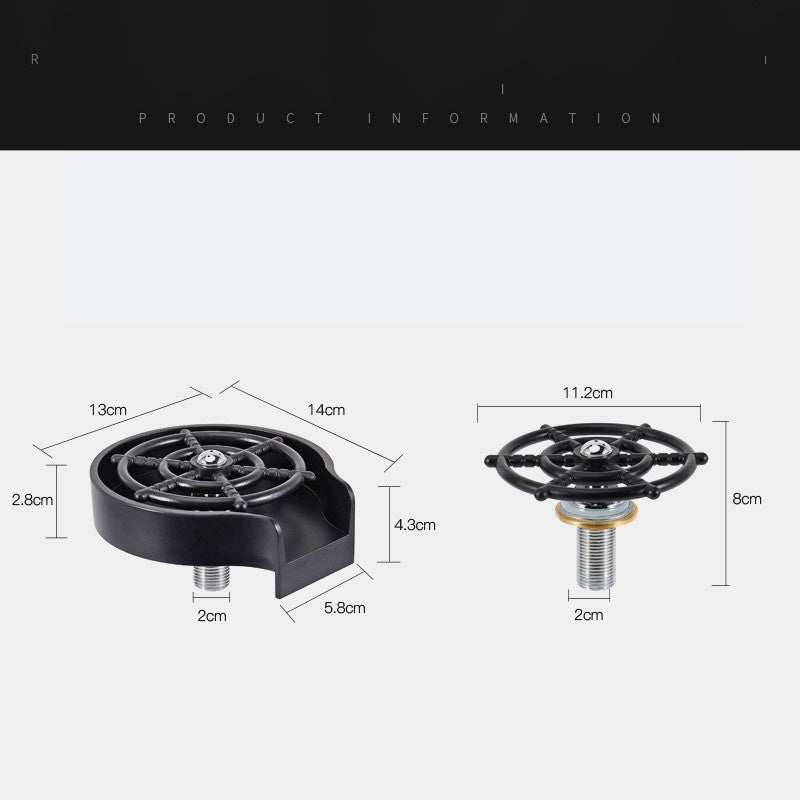 Automatic High-Pressure Cup Washer for Bar Counters