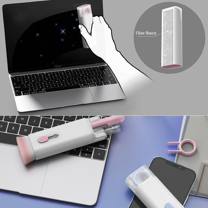 All-in-One Tech Cleaning Kit: Headset Cleaning Pen, Keyboard Brush & Keycap Puller