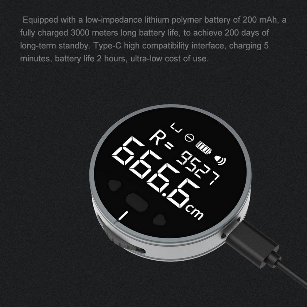 Electronic Distance Measuring Ruler: High Precision LCD Tool