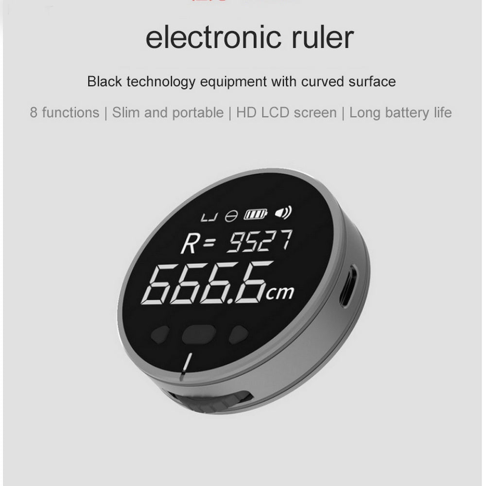 Electronic Distance Measuring Ruler: High Precision LCD Tool